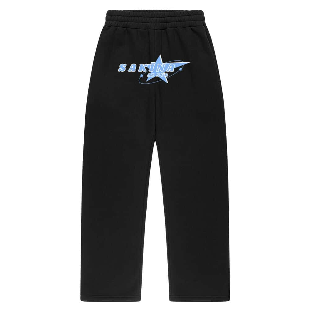 Sakīna - Oversized Sweatpants Black