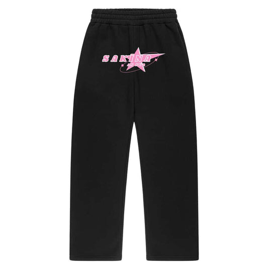 Sakīna - Oversized Sweatpants Black